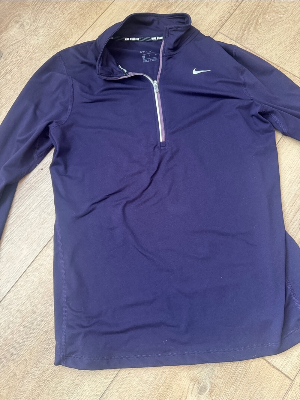 Nike Men’s Deep Purple Half-Zip Athletic Pullover